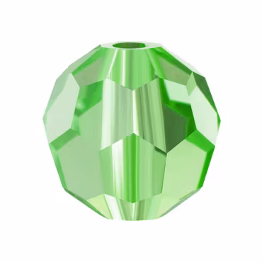 Preciosa® Runda facetterade 4mm, 24 st, Peridot