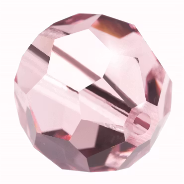Preciosa® Runda facetterade 4mm, 24 st, Light Amethyst