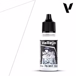 Vallejo White mat, 18mm, No 1
