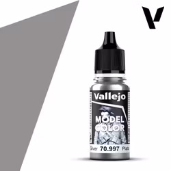 Vallejo Silver (metallic), 18mm, No 195