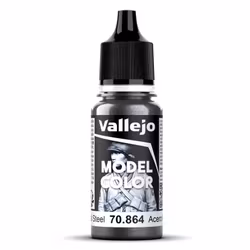Vallejo Natural Steel (metallic), 18mm, No 197