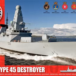 Airfix Type 45 Destroyer, 1:350