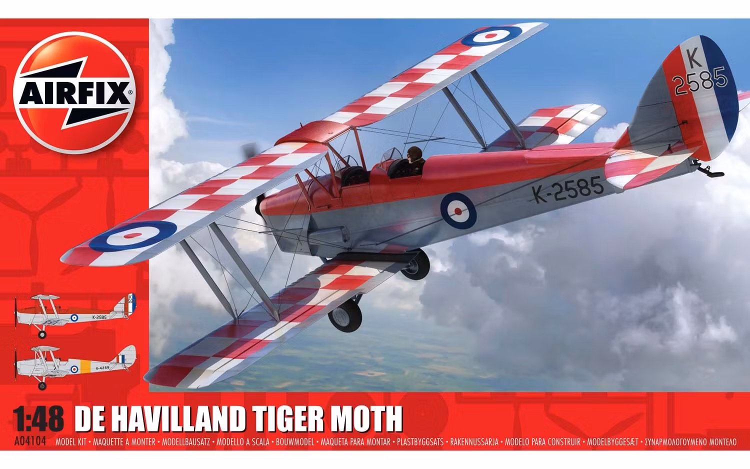 Airfix De Havilland DH82aTiger Moth, 1:48