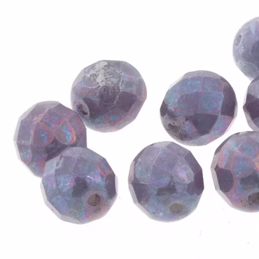 Tjeckiska Firepolish, 4mm, Nebula Chalk