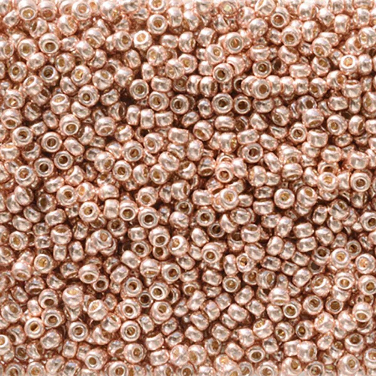 MIYUKI, Japanese Seed Beads, Round, 11/0, Duracoat Galv Bright Copper