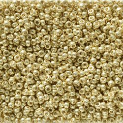 MIYUKI, Japanese Seed Beads, Round, 11/0, Duracoat Galv Yellow