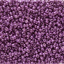 MIYUKI, Japanese Seed Beads, Round, 11/0, Duracoat Galv Purple Orchid