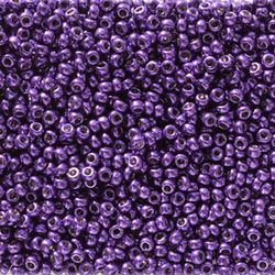 MIYUKI, Japanese Seed Beads, Round, 11/0, Duracoat Galv Lilac Night