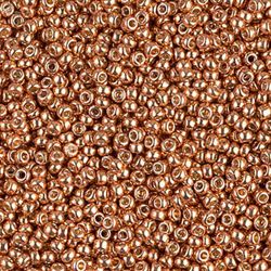 MIYUKI, Japanese Seed Beads, Round, 11/0, Duracoat Galv Muscat