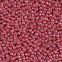 MIYUKI, Japanese Seed Beads, Round, 11/0, Duracoat Galv Cranberry