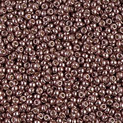 MIYUKI, Japanese Seed Beads, Round, 11/0, Duracoat Galv Dark Mauve