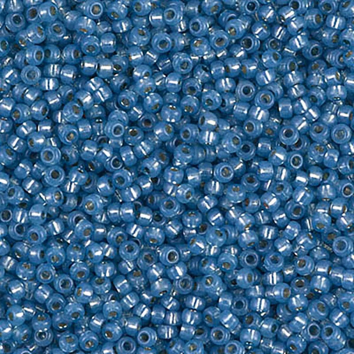 MIYUKI, Japanese Seed Beads, Round, 11/0, Duracoat S/L Aqua