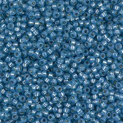 MIYUKI, Japanese Seed Beads, Round, 11/0, Duracoat S/L Aqua