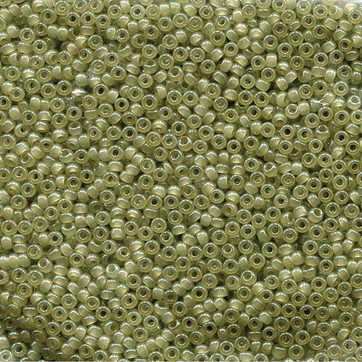 MIYUKI, Japanese Seed Beads, Round, 11/0, Celery