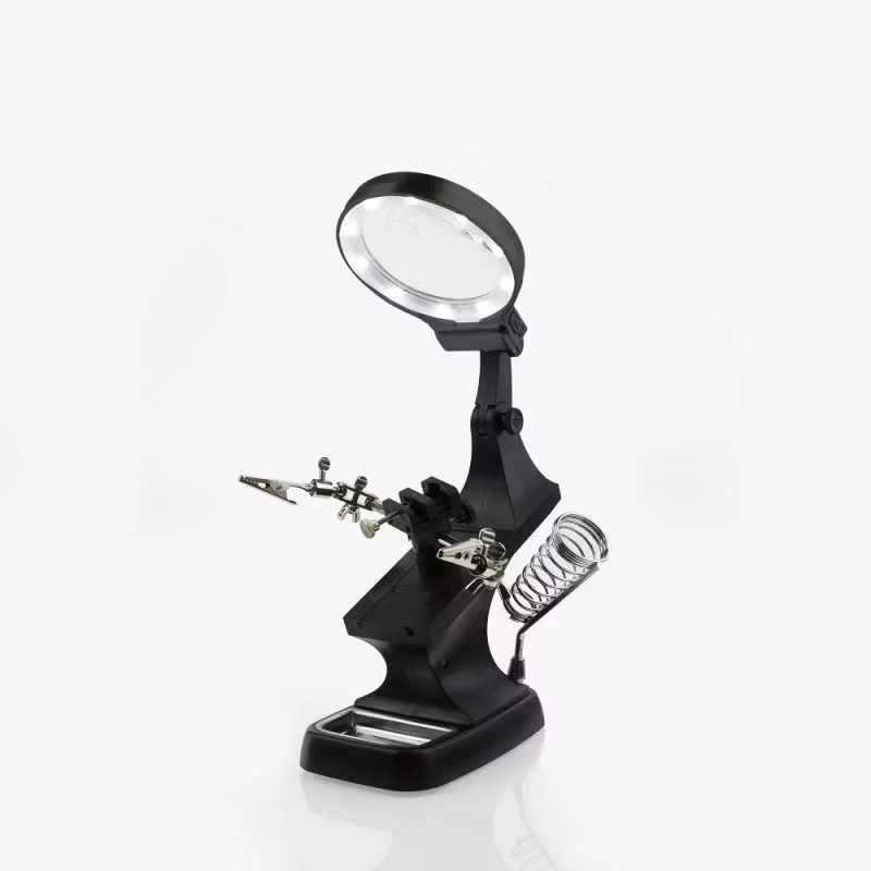 ModelCraft Helping Hands & LED Magnifier Workstation