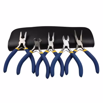 ModelCraft 5-delars Mini Plier Set + Zip-up Case
