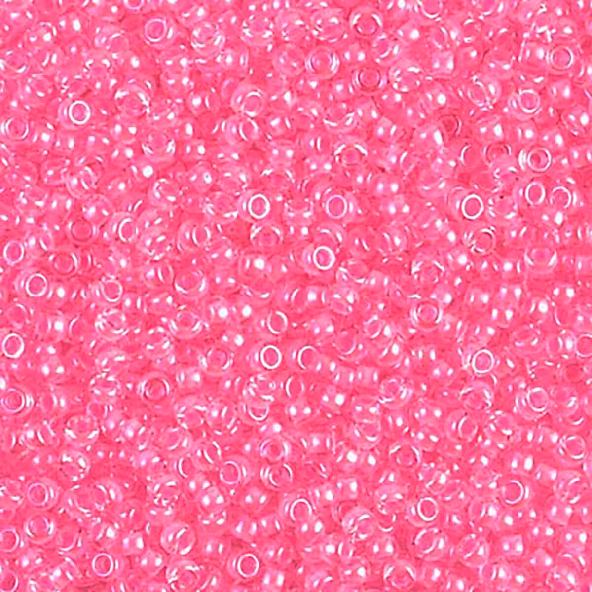 MIYUKI, Japanese Seed Beads, Round, 11/0, Luminous Cutton Candy