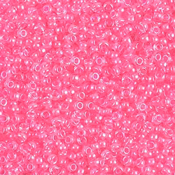 MIYUKI, Japanese Seed Beads, Round, 11/0, Luminous Cutton Candy