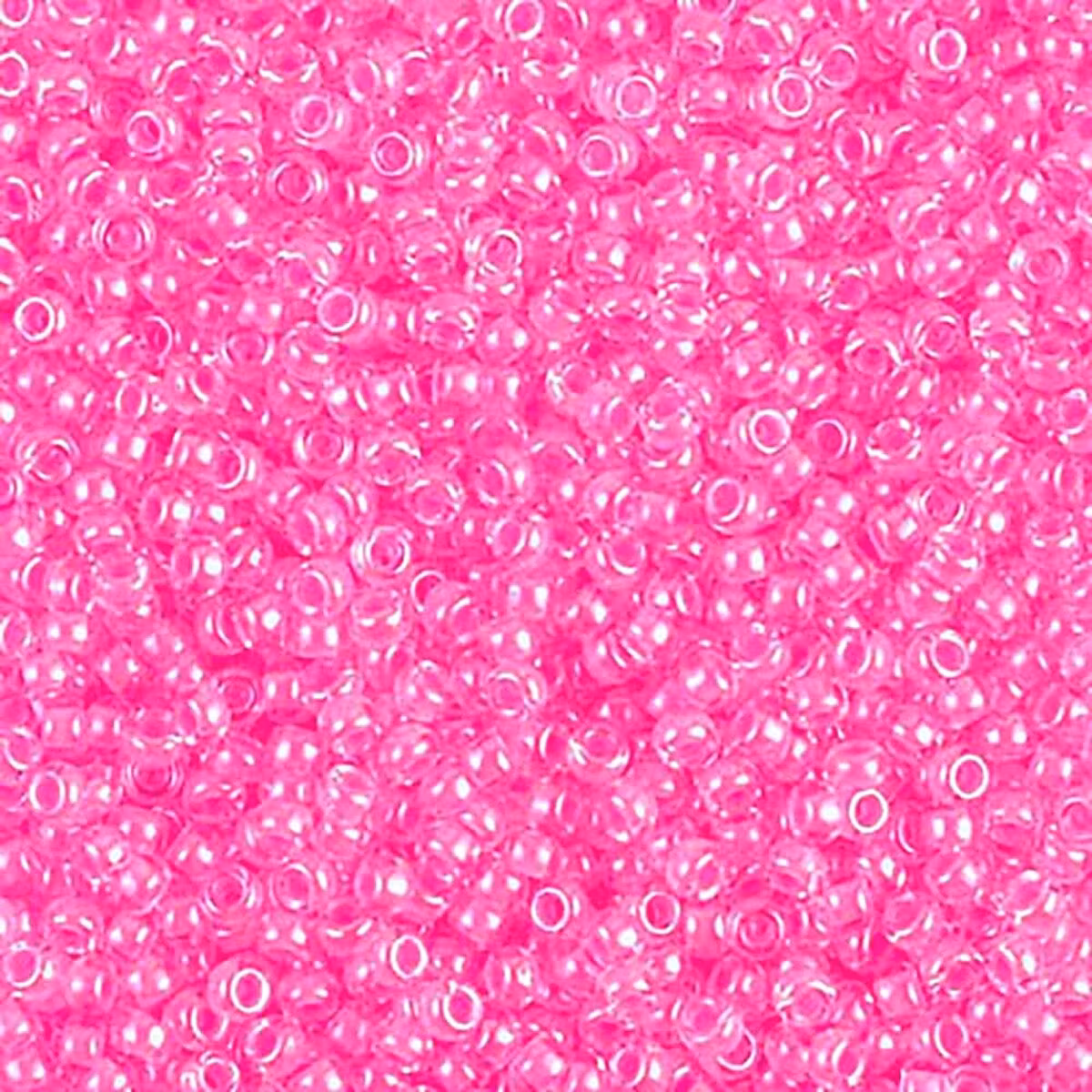 MIYUKI, Japanese Seed Beads, Round, 11/0, Luminous Wild Strawberry