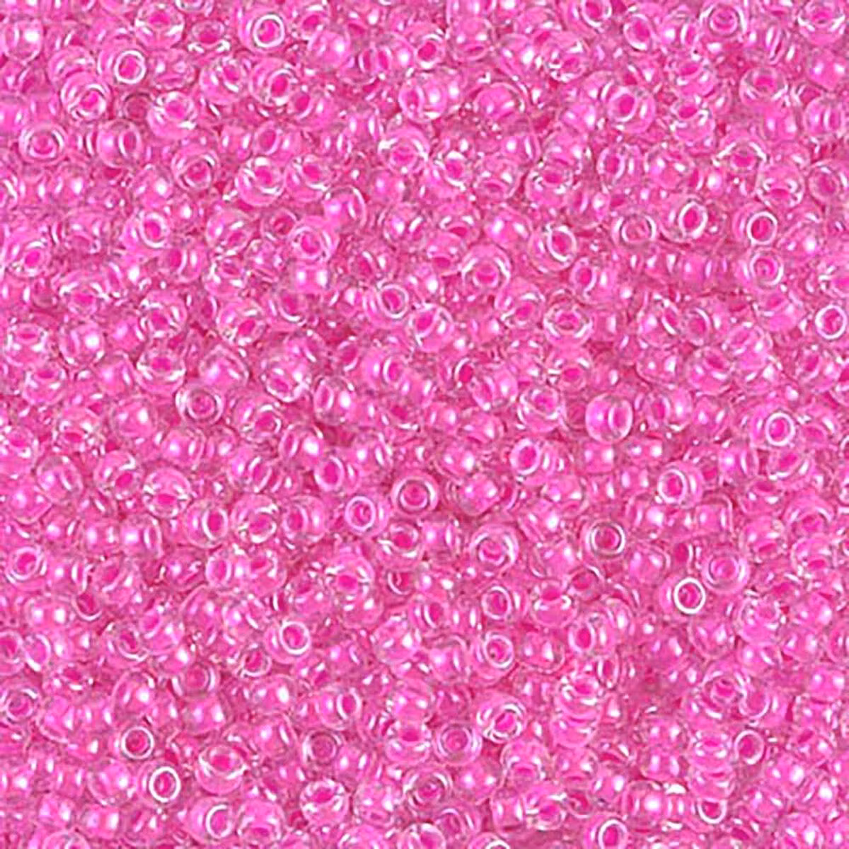 MIYUKI, Japanese Seed Beads, Round, 11/0, Luminous Hot Magenta