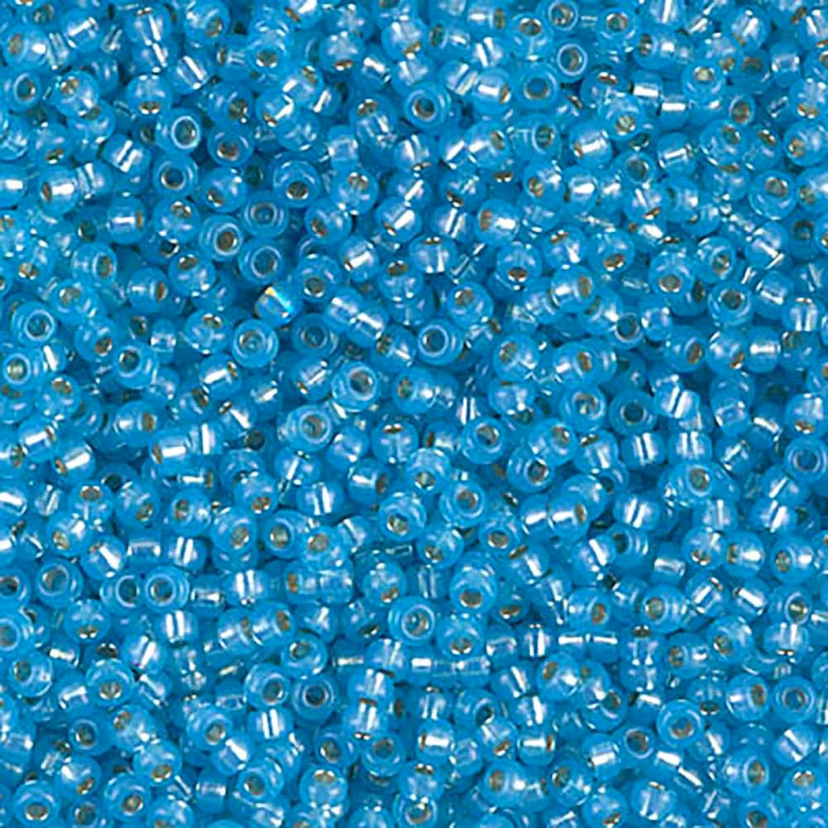 MIYUKI, Japanese Seed Beads, Round, 11/0, Aqua