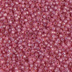 MIYUKI, Japanese Seed Beads, Round, 11/0, Dyed Dark Rose S/L
