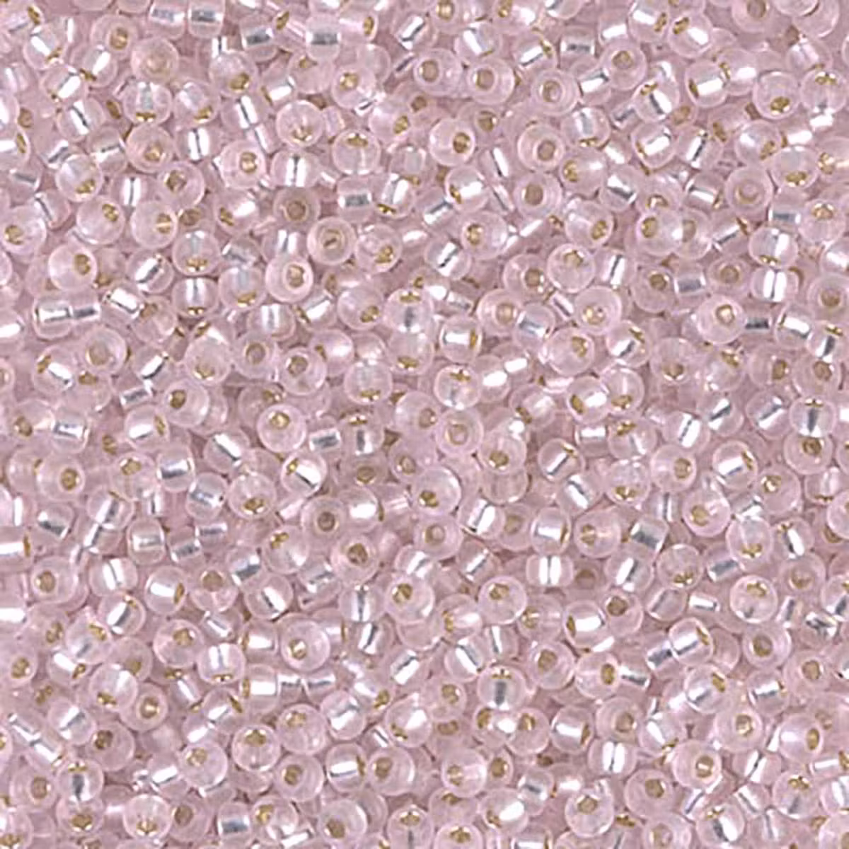 MIYUKI, Japanese Seed Beads, Round, 11/0, Silver Lined Pink