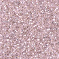 MIYUKI, Japanese Seed Beads, Round, 11/0, Silver Lined Pink