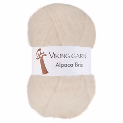 Garn Alpaca Bris, 50g, Naturvit 302