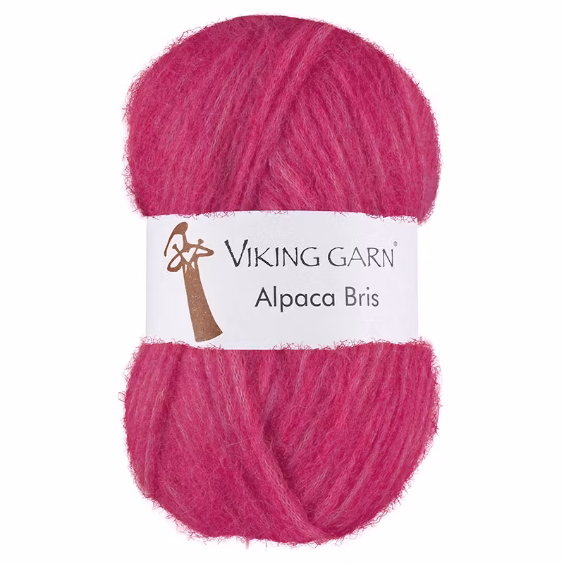 Garn Alpaca Bris, 50g, Cerise 362