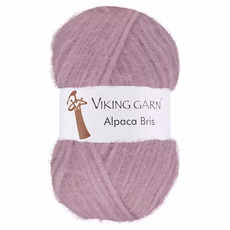 Garn Alpaca Bris, 50g, Ljus Lila 367
