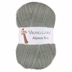 Garn Alpaca Bris, 50g, Ljusgrön 330