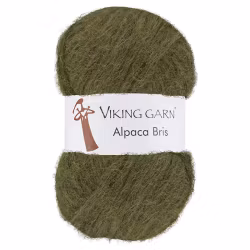 Garn Alpaca Bris, 50g, Grön 335