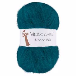 Garn Alpaca Bris, 50g, Turkos 329