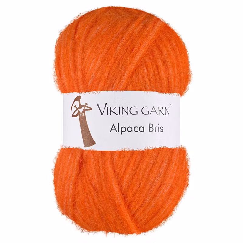 Garn Alpaca Bris, 50g, Orange 371