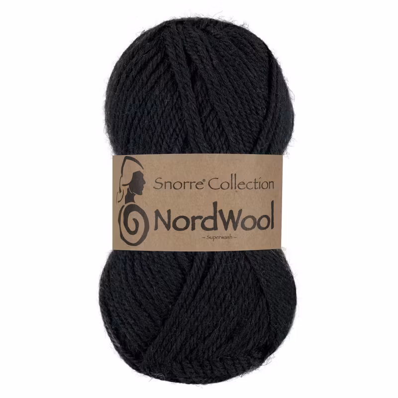 Snorre Collection Nordwool, 50g, 103 Svart