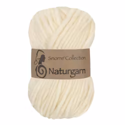 Snorre Collection Naturgarn, 50g, 600 Naturvit