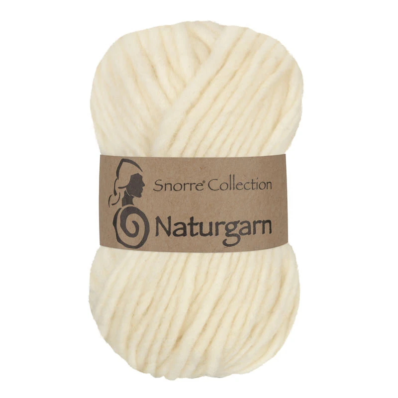 Snorre Collection Naturgarn, 50g, 602 Vit
