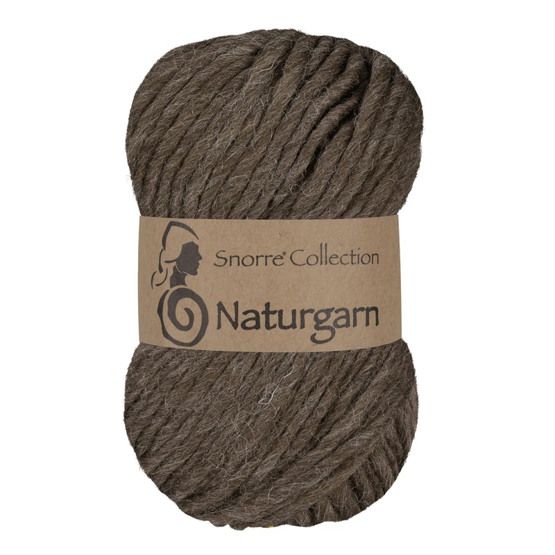 Snorre Collection Naturgarn, 50g, 608 Brun