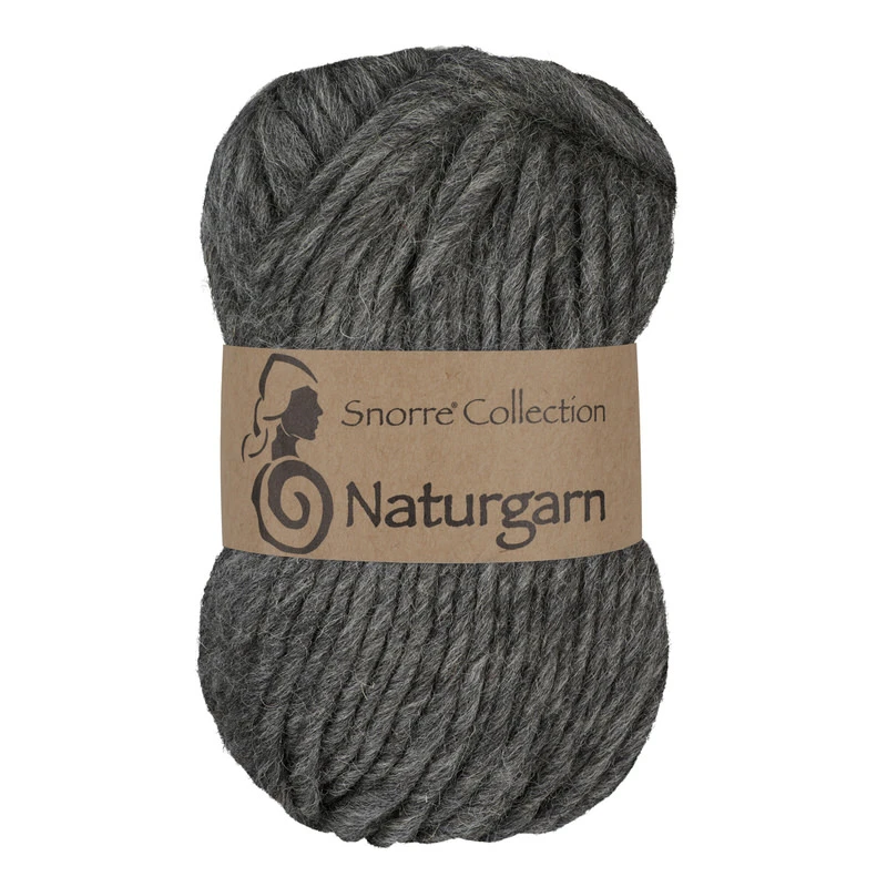 Snorre Collection Naturgarn, 50g, 615 Grå