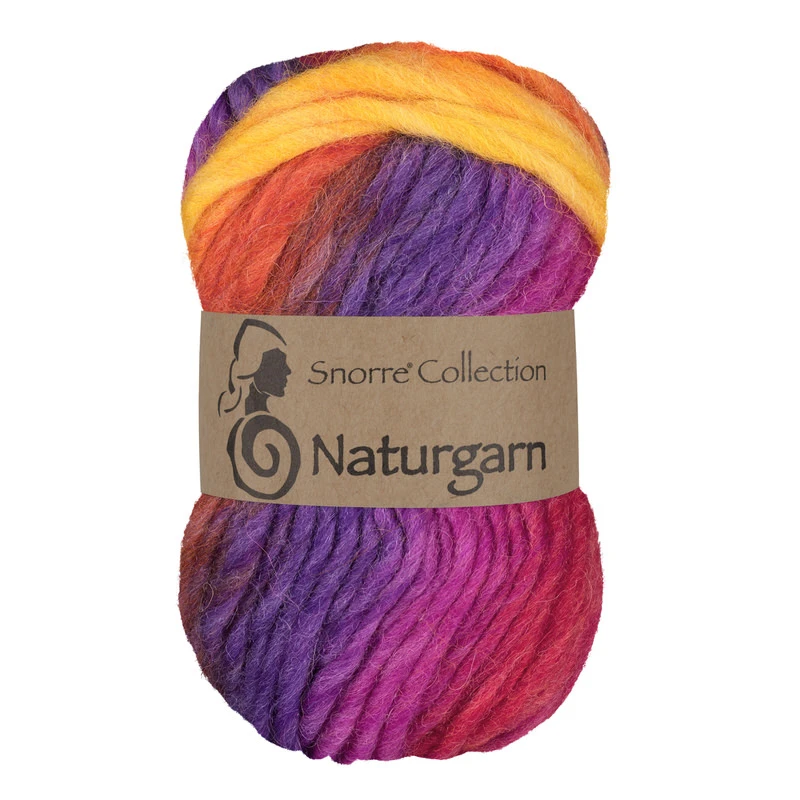 Snorre Collection Naturgarn, 50g, 640 Multi tuttifrutti