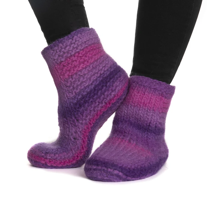 Snorre Collection Naturgarn, 50g, 669 Multi rosa/lila