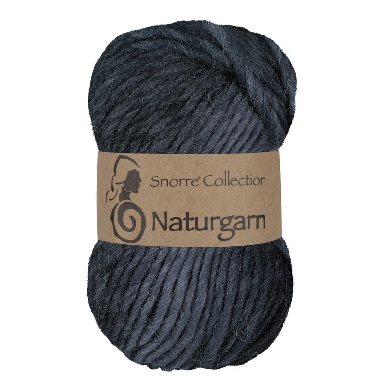 Snorre Collection Naturgarn, 50g, 614 Multi grå