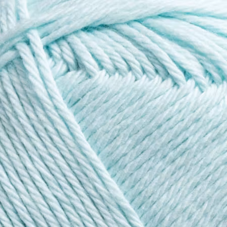 Närbild på Nova Eko 218 Light Mint – kulör och struktur i omerceriserad bomull