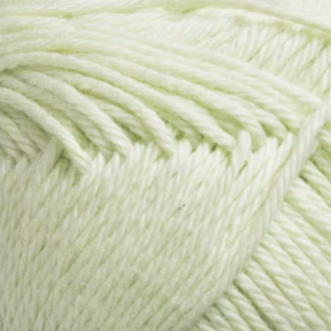 Närbild på Nova Eko 226 Light Green – kulör och struktur i omerceriserad bomull