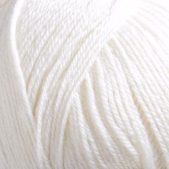 Svarta Fåret Sox Merino 4 ply, 100g Natural White