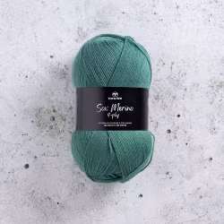 Svarta Fåret Sox Merino 4 ply, 100g Teal Ink