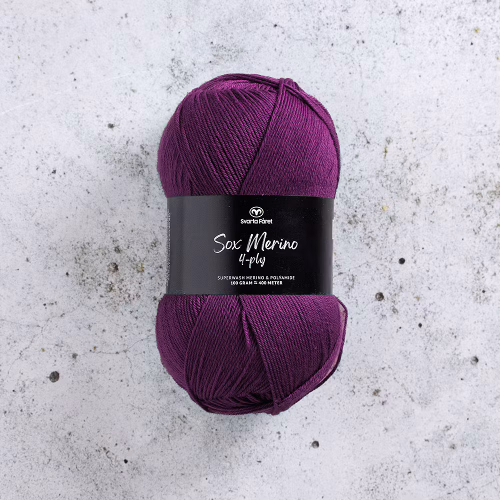 Svarta Fåret Sox Merino 4 ply Nocturne 100g nystan sockgarn