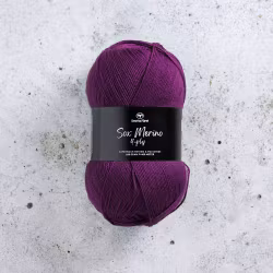 Svarta Fåret Sox Merino 4 ply, 100g Nocturne