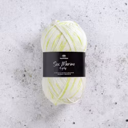 Svarta Fåret Sox Merino 4 ply, 100g Flash Frame